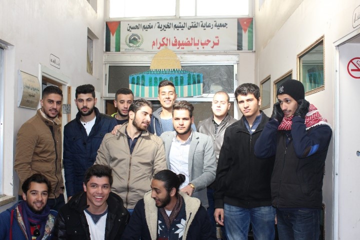 جامعة البترا زيارة طلبة التربية الوطنية إلى جمعية رعاية الفتى اليتيم Petra University Students Visit Orphan